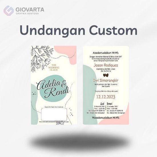 Cetak Undangan Custom