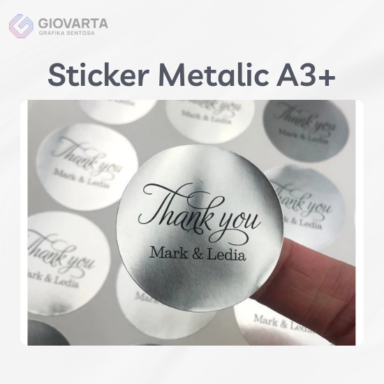 Sticker Metalic A3+