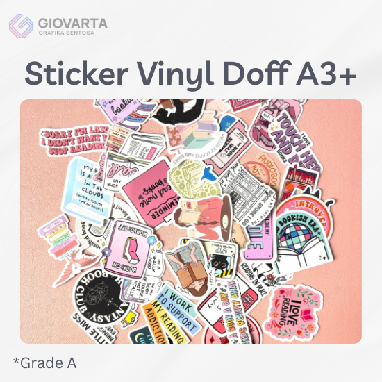 Sticker Vinyl Doff A3+ Grade A