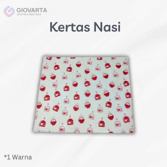Kertas Nasi ( 25x25,6 ) MGPE Cetak 1 Warna