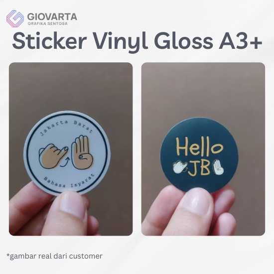 Sticker Vinyl Gloss A3+ Grade A