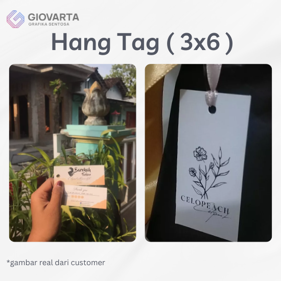 Hang Tag ( 3x6 ) Ivory 230